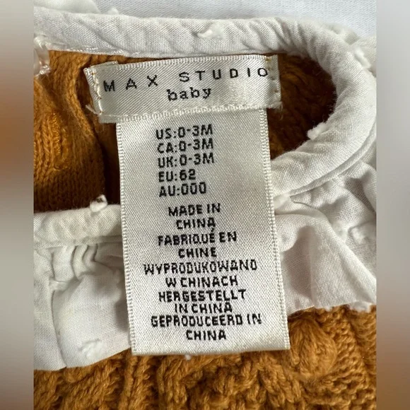 Max Studio Baby Girl Sweater Dress - Picture 4 of 5